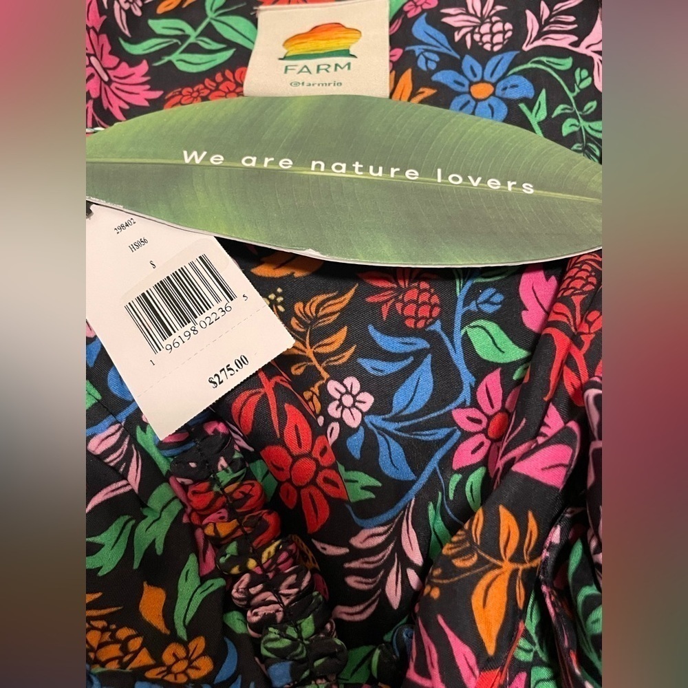 NEW Farm Rio Tropical Garden Midi Dress Size Small - Picture 8 of 8